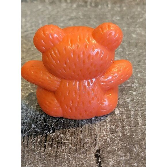 Orange teddy bear doll accessory toy figure - Picture 3 of 4